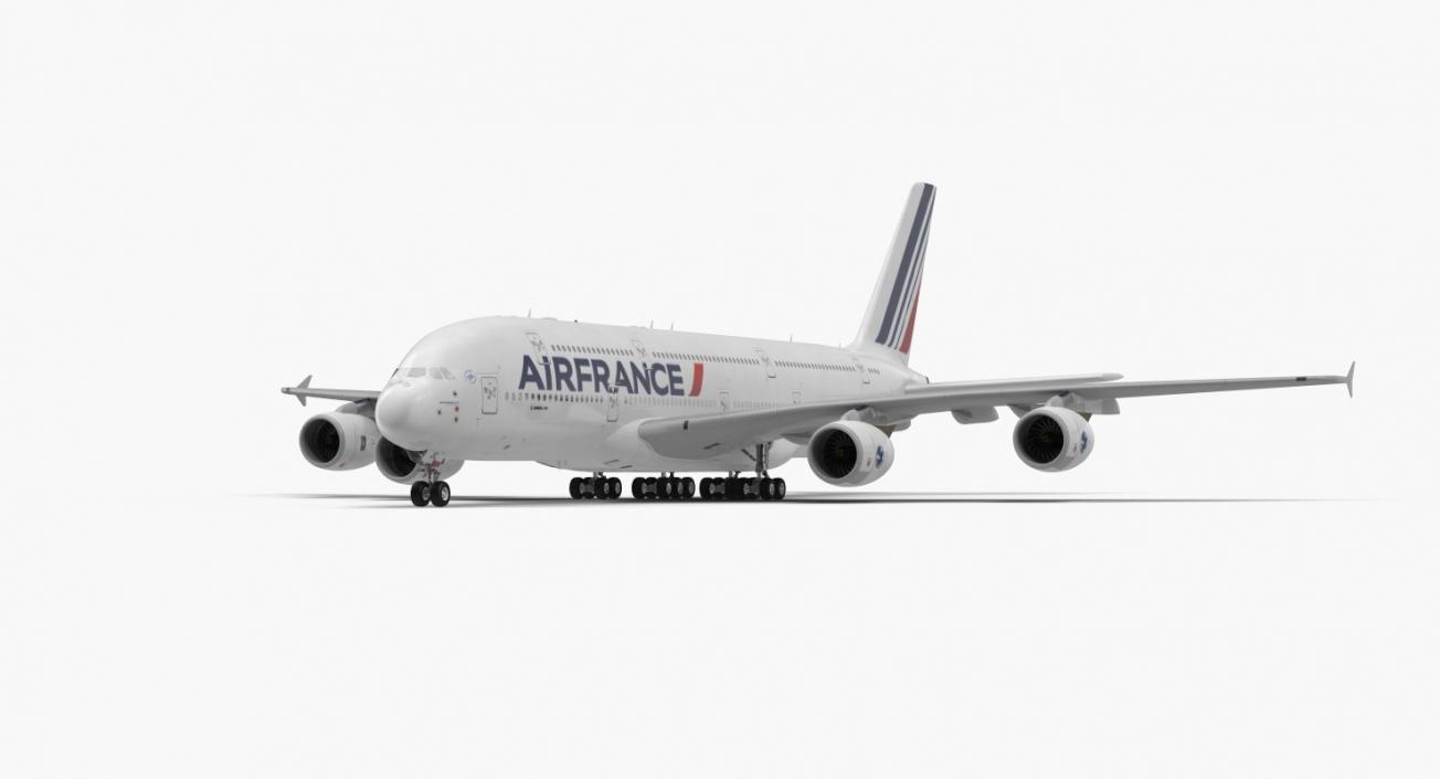 Airbus A380-1000 Air France 3D